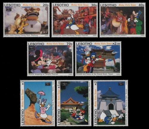 Lesotho 1993 - Mi-Nr. 1071-1078 ** - MNH - Walt Disney