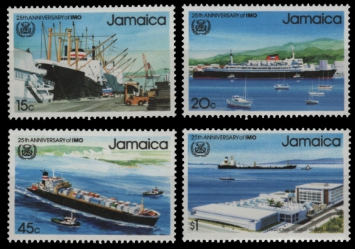 Jamaika 1983 - Mi-Nr. 564-567 ** - MNH - Schiffe / Ships