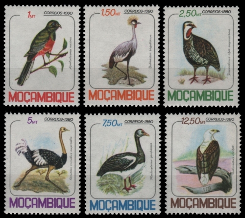 Mosambik 1980 - Mi-Nr. 771-776 ** - MNH - Vögel / Birds