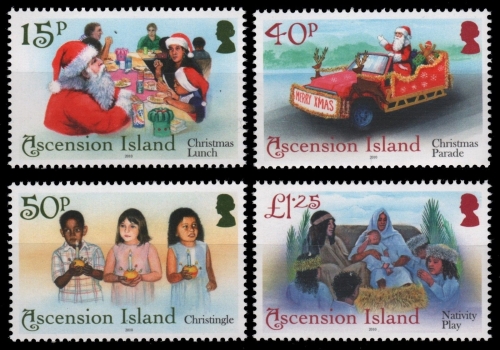 Ascension 2010 - Mi-Nr. 1122-1125 ** - MNH - Weihnachten / X-mas
