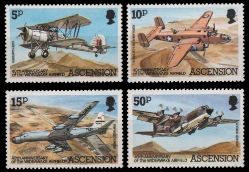 Ascension 1982 - Mi-Nr. 318-321 ** - MNH - Flugzeuge / Airplanes