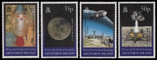 Ascension 1999 - Mi-Nr. 792-795 ** - MNH - Raumfahrt / Space