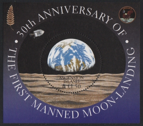 Ascension 1999 - Mi-Nr. Block 37 ** - MNH - Raumfahrt / Space