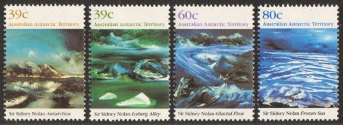 AAT / Austral. Antarktis 1989 - Mi-Nr. 84-87 ** - MNH - Gemälde / Paintings