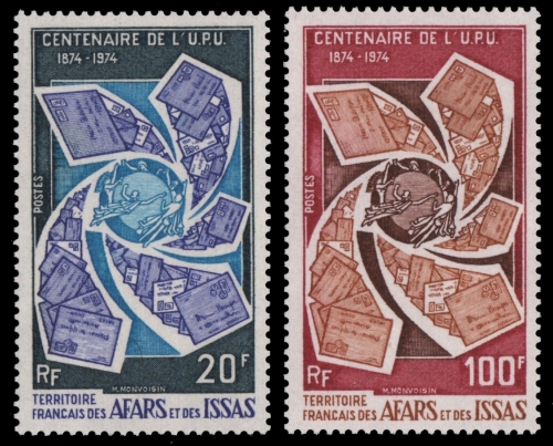 Afar und Issa 1974 - Mi-Nr. 106-107 ** - MNH - UPU