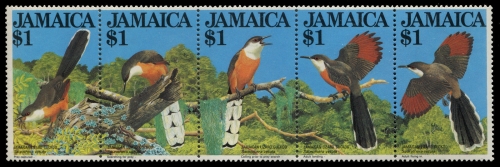 Jamaika 1982 - Mi-Nr. 550-554 ** - MNH - Vögel / Birds