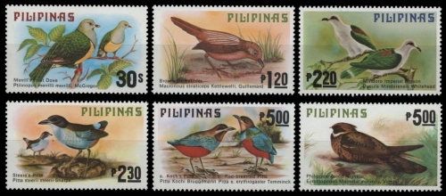 Philippinen 1979 - Mi-Nr. 1270-1275 ** - MNH - Vögel / Birds