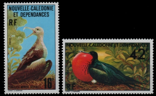 Neukaledonien 1977 - Mi-Nr. 598-599 ** - MNH - Vögel / Birds