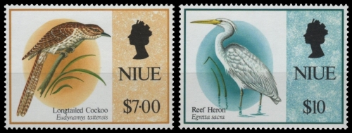 Niue 1993 - Mi-Nr. 832-833 ** - MNH - Vögel / Birds