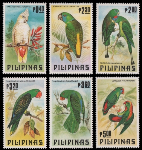 Philippinen 1984 - Mi-Nr. 1556-1561 ** - MNH - Vögel / Birds