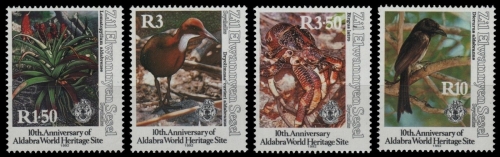 Äußere Seychellen 1992 - Mi-Nr. 200-203 ** - MNH - Fauna & Flora