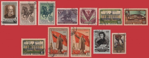 Russia / Sowjetunion 1956 gest / used - 7 komplette Ausgaben