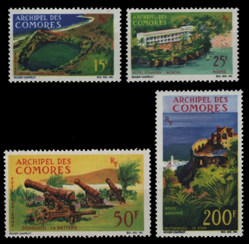 Komoren 1966 - Mi-Nr. 75-78 ** - MNH - Ansichten