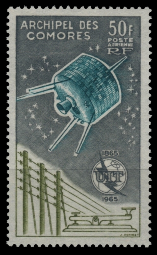 Komoren 1965 - Mi-Nr. 67 ** - MNH - Raumfahrt / Space