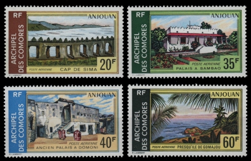 Komoren 1972 - Mi-Nr. 143-146 ** - MNH - Insel Anjouan