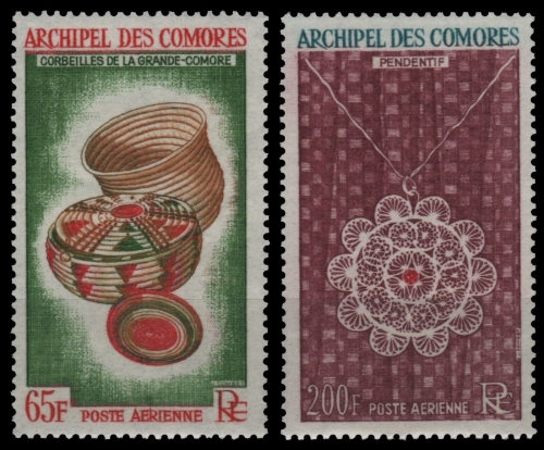 Komoren 1963 - Mi-Nr. 58-59 ** - MNH - Kunsthandwerk