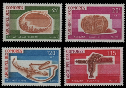 Komoren 1975 - Mi-Nr. 183-186 ** - MNH - Kunsthandwerk