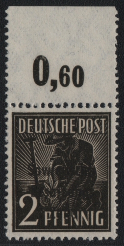 SBZ 1948 - Mi-Nr. 182 b P OR dgz ** - MNH - BPP-Befund