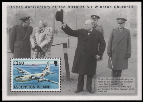 Ascension 1999 - Mi-Nr. Block 35 ** - MNH - Flugzeuge / Airplanes