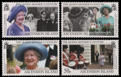 Ascension 1999 - Mi-Nr. 797-800 ** - MNH - Queen Mum