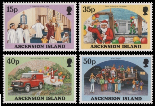 Ascension 1998 - Mi-Nr. 772-775 ** - MNH - Weihnachten / X-mas