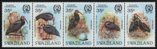 Swaziland 1984 - Mi-Nr. 449-453 ** - MNH - Vögel / Birds