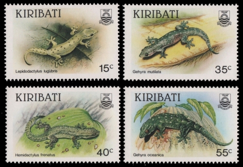 Kiribati 1986 - Mi-Nr. 480-483 ** - MNH - Reptilien / Reptiles