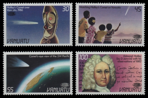 Vanuatu 1986 - Mi-Nr. 728-731 ** - MNH - Halley - Raumfahrt / Space