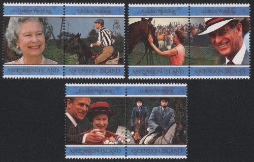 Ascension 1997 - Mi-Nr. 729-734 ** - MNH - Queen Elizabeth II