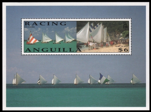 Anguilla 1992 - Mi-Nr. Block 91 ** - MNH - Segelboote / Sailboats