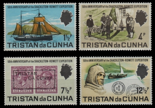 Tristan da Cunha 1971 - Mi-Nr. 153-156 ** - MNH - Schiffe / Ships - Shackleton