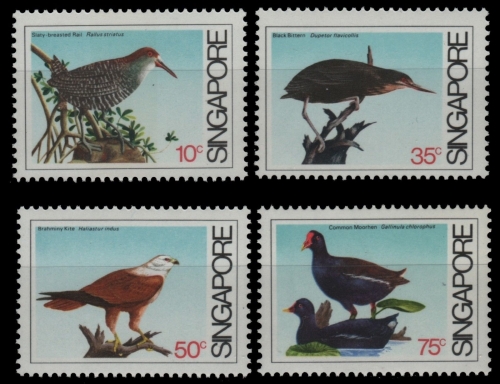 Singapur 1984 - Mi-Nr. 440-443 ** - MNH - Vögel / Birds
