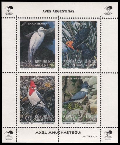 Argentinien 1993 - Mi-Nr. Block 55 ** - MNH - Vögel / Birds