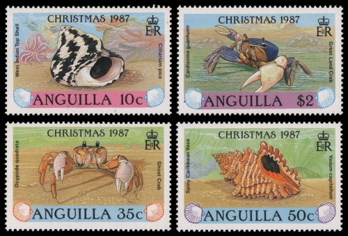 Anguilla 1987 - Mi-Nr. 768-771 ** - MNH - Meeresleben / Marine life