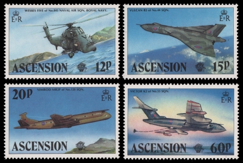 Ascension 1983 - Mi-Nr. 341-344 ** - MNH - Flugzeuge / Airplanes