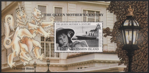 Ascension 1999 - Mi-Nr. Block 38 ** - MNH - Queen Mum