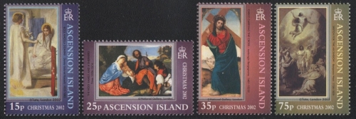 Ascension 2002 - Mi-Nr. 891-894 ** - MNH - Weihnachten / X-mas