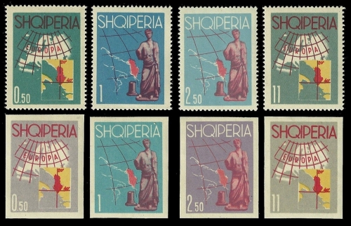 Albanien 1962 - Mi-Nr. 683-686 & 689-962 ** - MNH - Europa / Europe