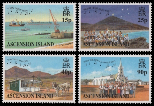 Ascension 2000 - Mi-Nr. 832-835 ** - MNH - Weihnachten / X-mas