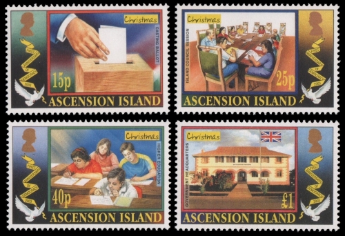 Ascension 2003 - Mi-Nr. 913-916 ** - MNH - Weihnachten / X-mas