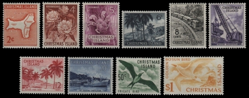Weihnachtsinsel 1963 - Mi-Nr. 11-20 ** - MNH - Fauna & Flora