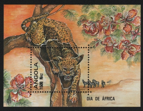 Angola 1993 - Mi-Nr. Block 16 ** - MNH - Leopard