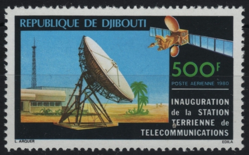 Dschibuti 1980 - Mi-Nr. 280 ** - MNH - Erdfunkstelle
