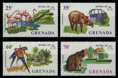 Grenada 1973 - Mi-Nr. 508-511 ** - MNH - Wildtiere / Wild animals