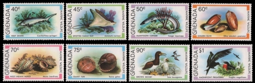 Grenada 1979 - Mi-Nr. 974-981 ** - MNH - Fauna