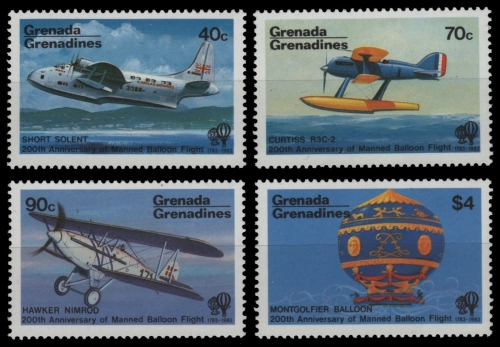 Grenada-Grenadinen 1983 - Mi-Nr. Mi.Nr. 565-568 ** - MNH - Luftfahrt
