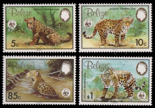 Belize 1983 - Mi-Nr. 719-722 ** - MNH - Jaguar