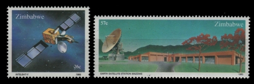 Simbabwe 1985 - Mi-Nr. 307-308 ** - MNH - Raumfahrt / Space