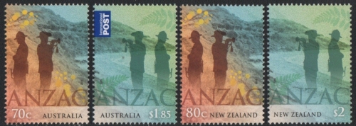 Australien / Neuseeland 2015 - Mi-Nr. 4281-4284 & 3236-3237 ** - MNH - ANZAC