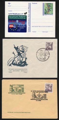 Österreich - Pfadfinder / Scouts - 6 Belege (I)